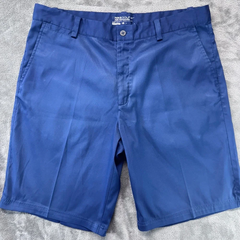 Nike Golf Tour Performance Dri-FIT Shorts Blue Golf Active Size 36